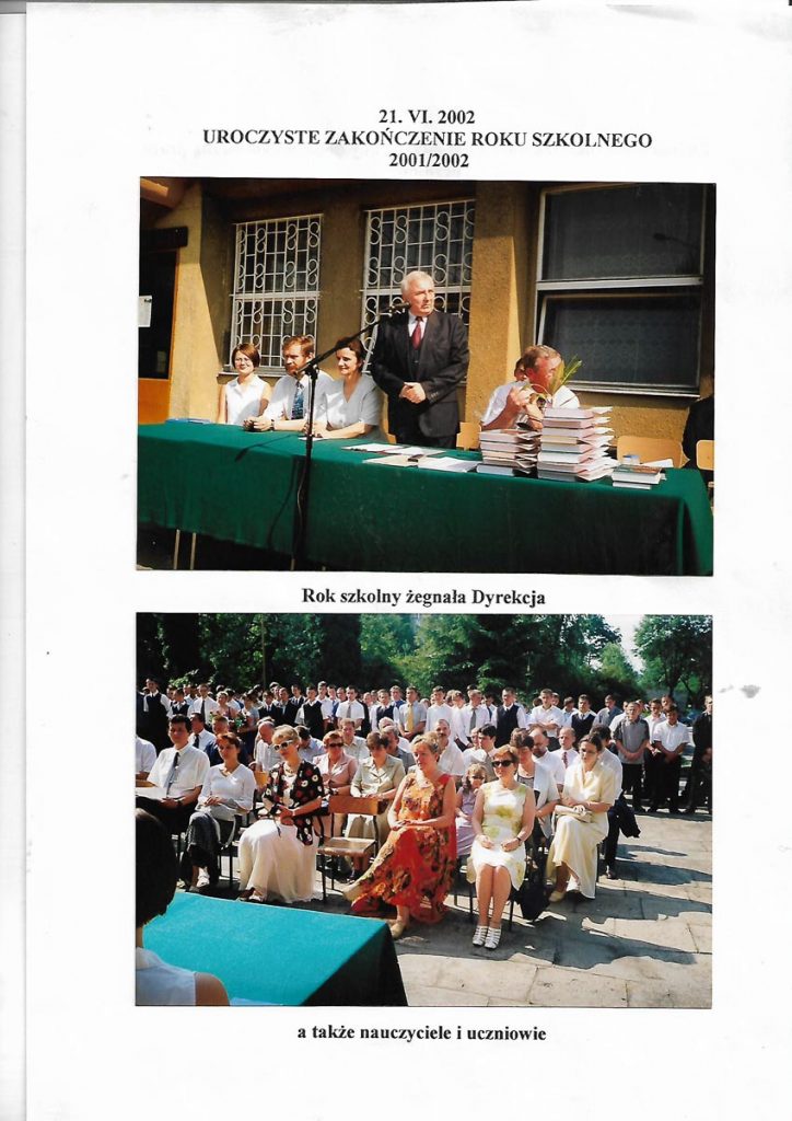 14. zakończenie roku szkolnego 2001 2002